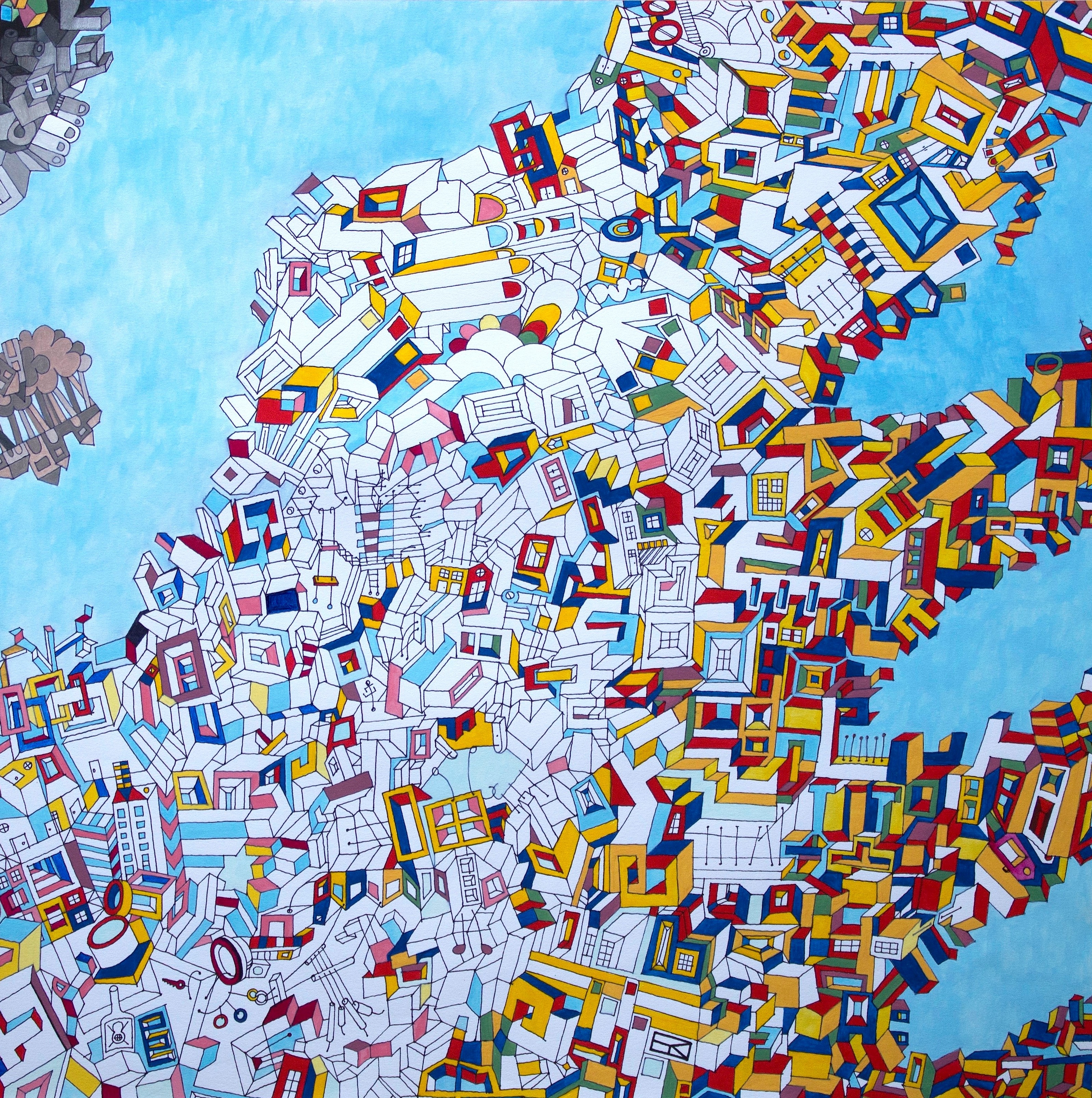 14 i 16 acrilico su carta cm 50x50 